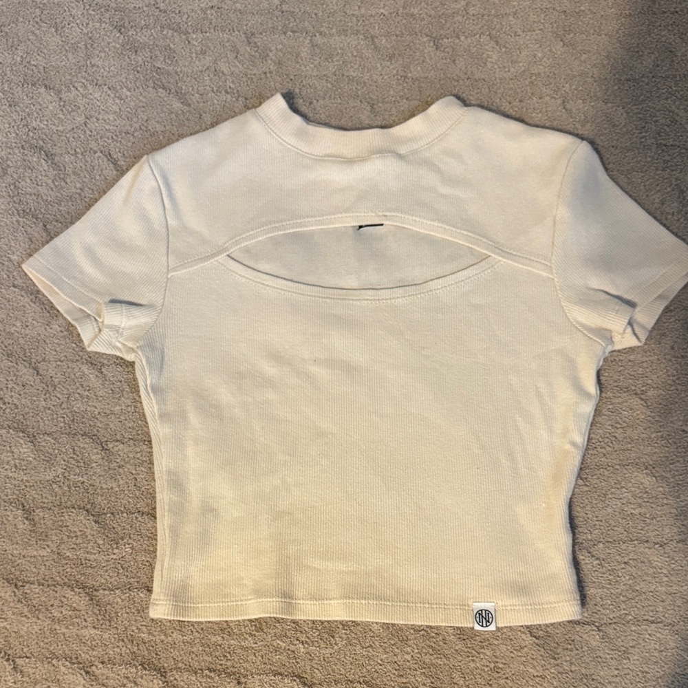 Elegant Cream Women's Crop Top
